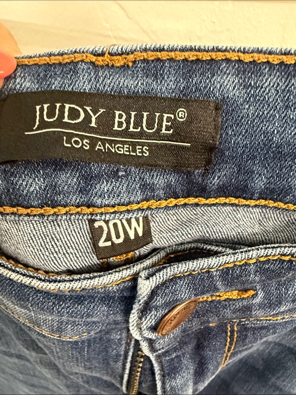 Judy Blue relaxed fit Indigo Blue Women's Stretch Jeans size 20w - Picture 2 of 5